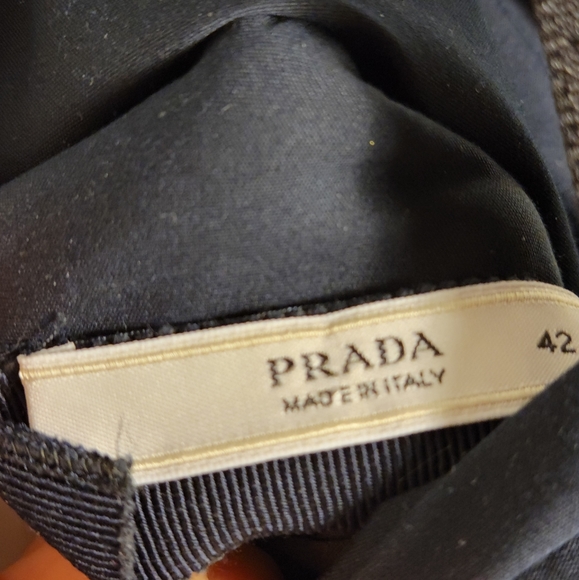 Prada - Navy Blue Mid Length Dress - Picture 2 of 4